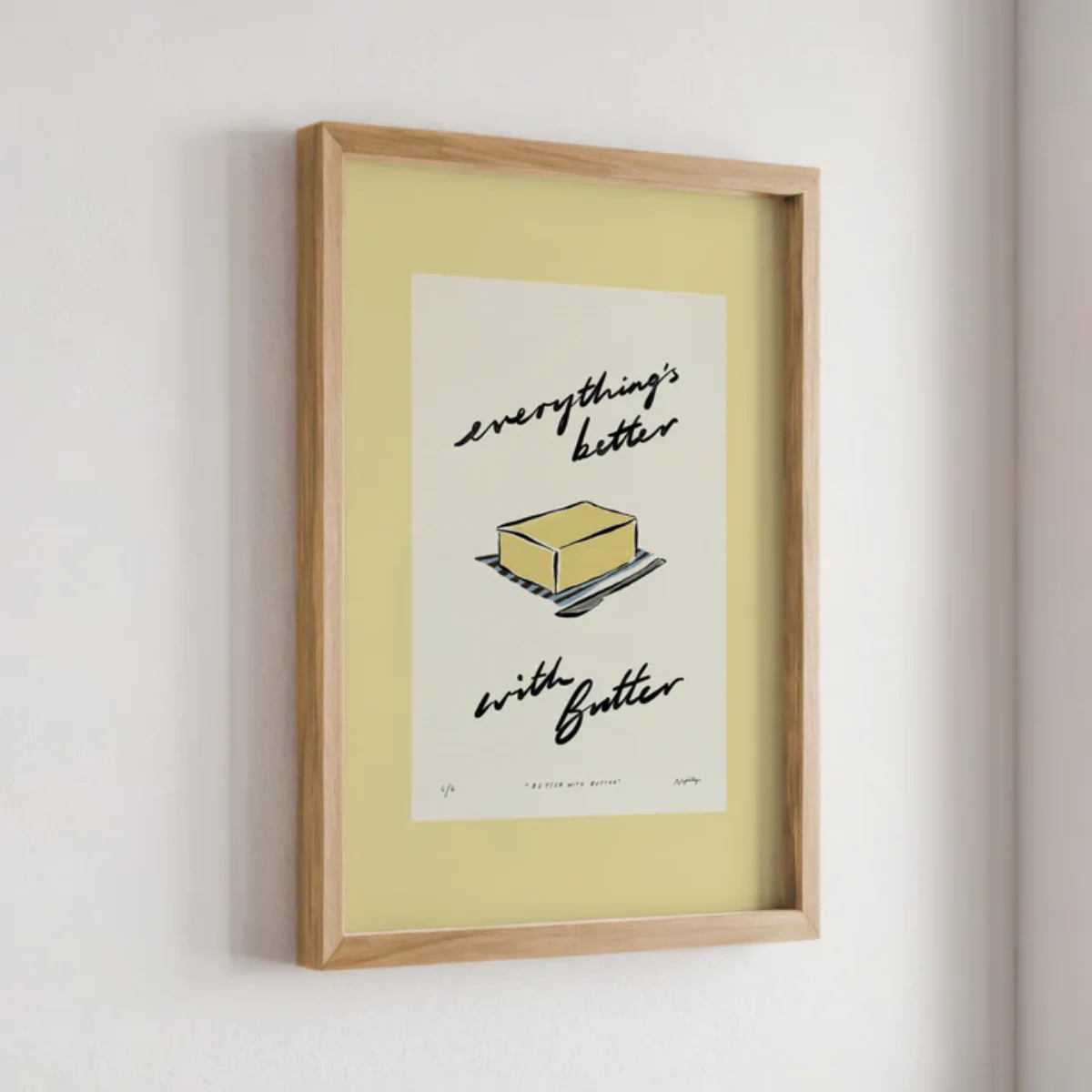 Affiche A3 Everything’s Better with Butter - Image 3