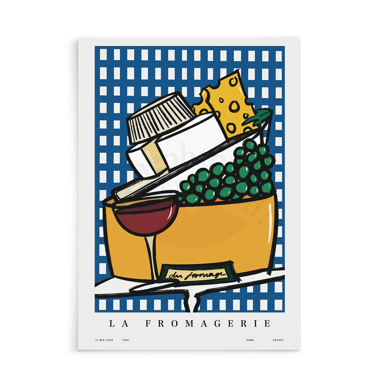 Affiche A3 La Fromagerie