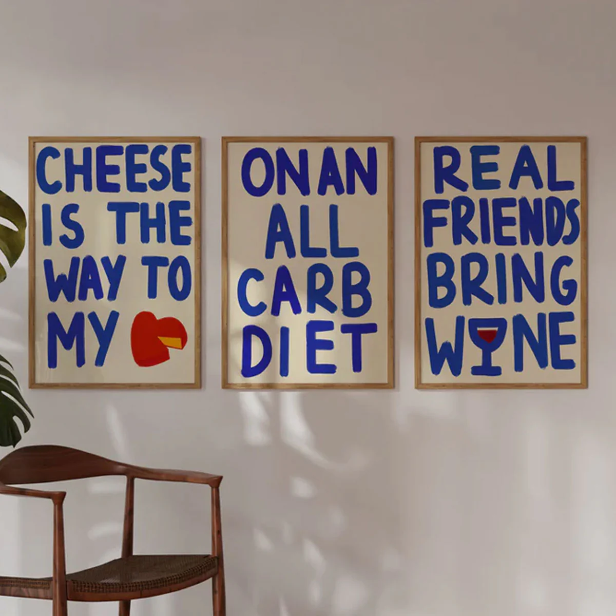 Affiche A3 Real Friends Bring Wine - Image 3