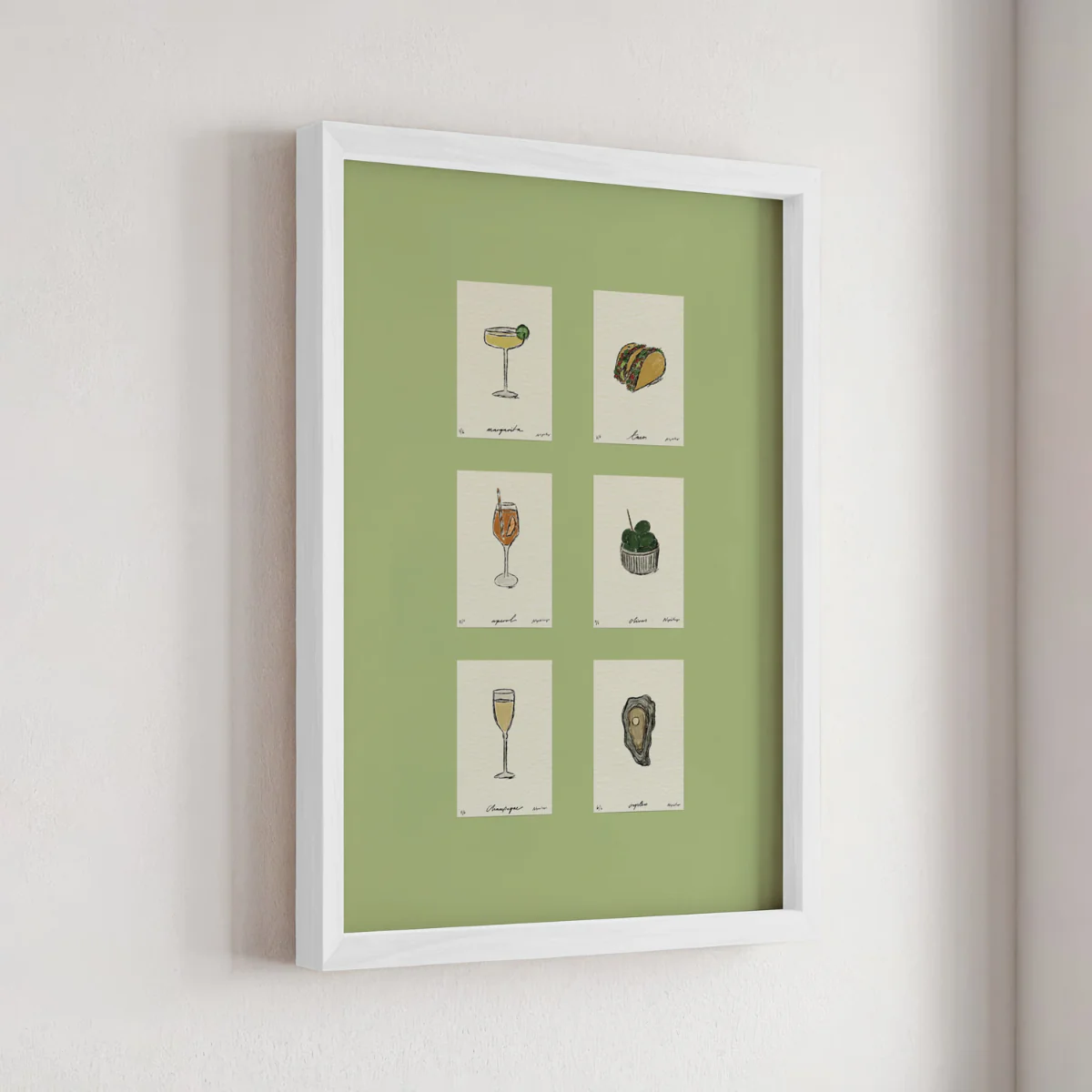 Affiche A3 Sips & Snacks - Green - Image 4