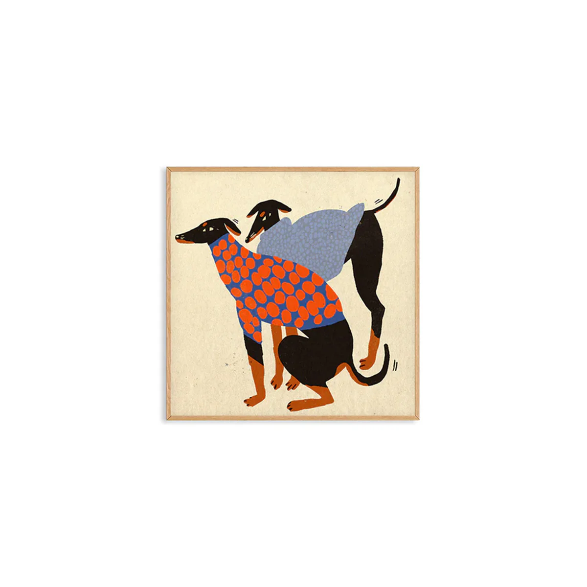 Affiche Enik? Eged - Autumn Doggos - 50 x 50 cm
