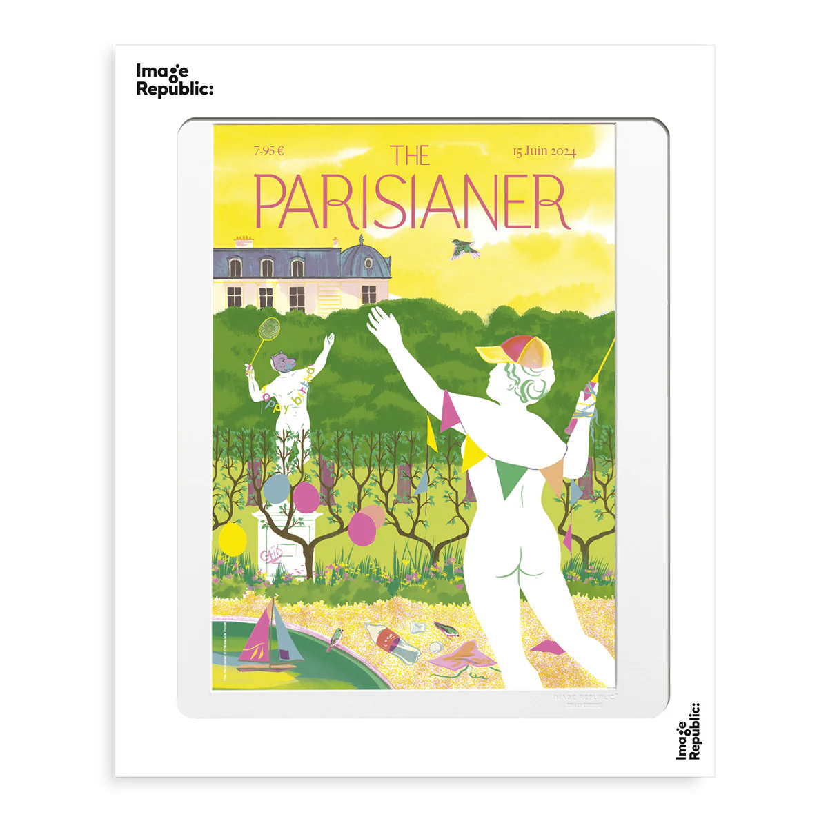 Affiche Badminton - The Parisianer N°103 - Pollet - Image 2