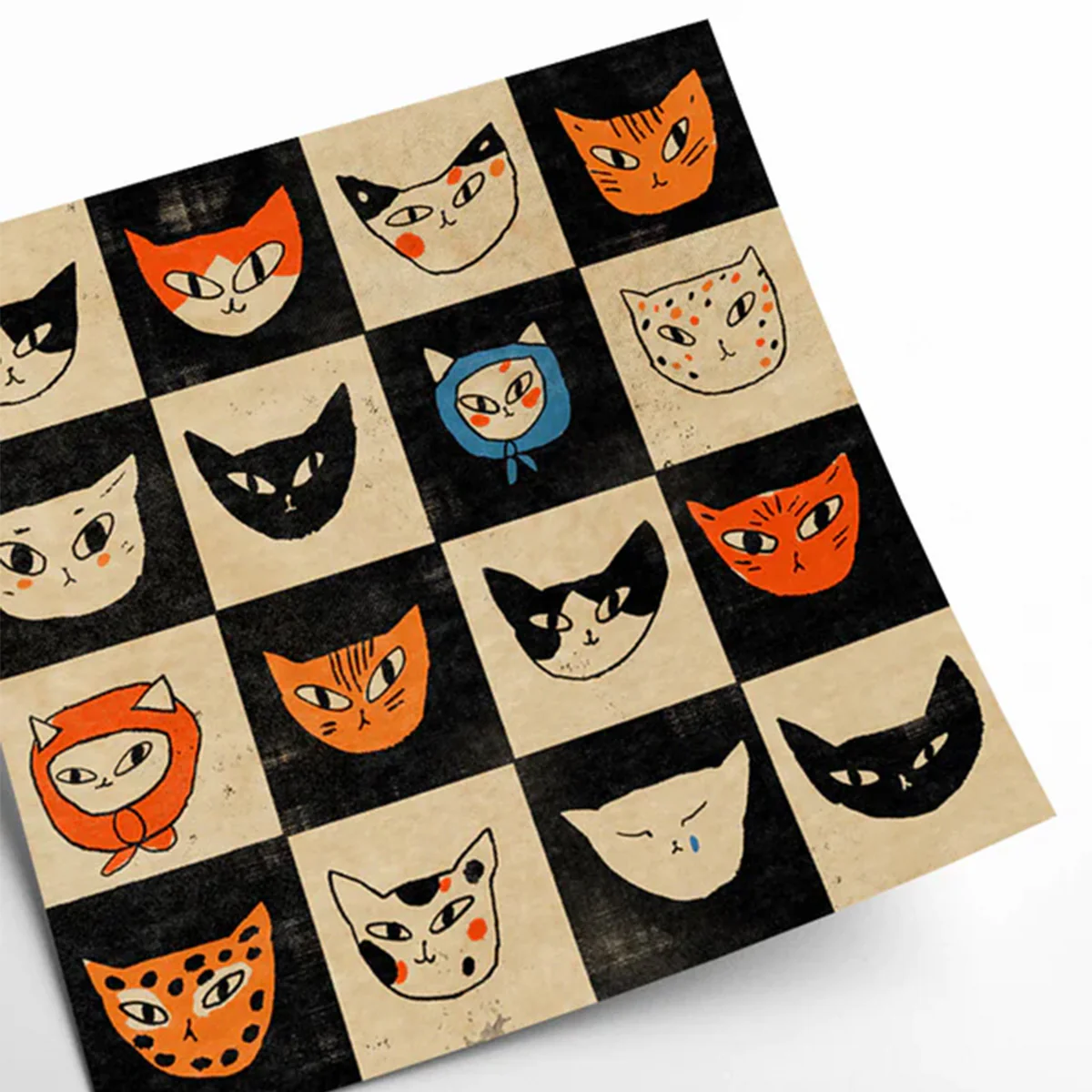 Affiche Eniko Eged - Cat Bingo - 50 x 50 cm - Image 2