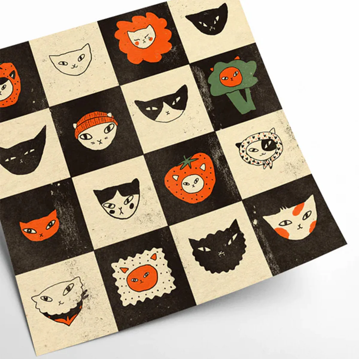 Affiche Enik? Eged - Cat Bingo II - 50 x 50 cm - Image 2