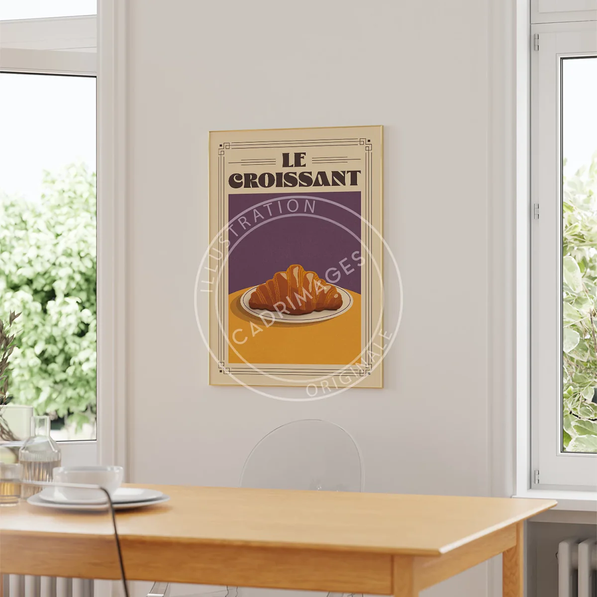 Affiche culture - Le Croissant - Image 2