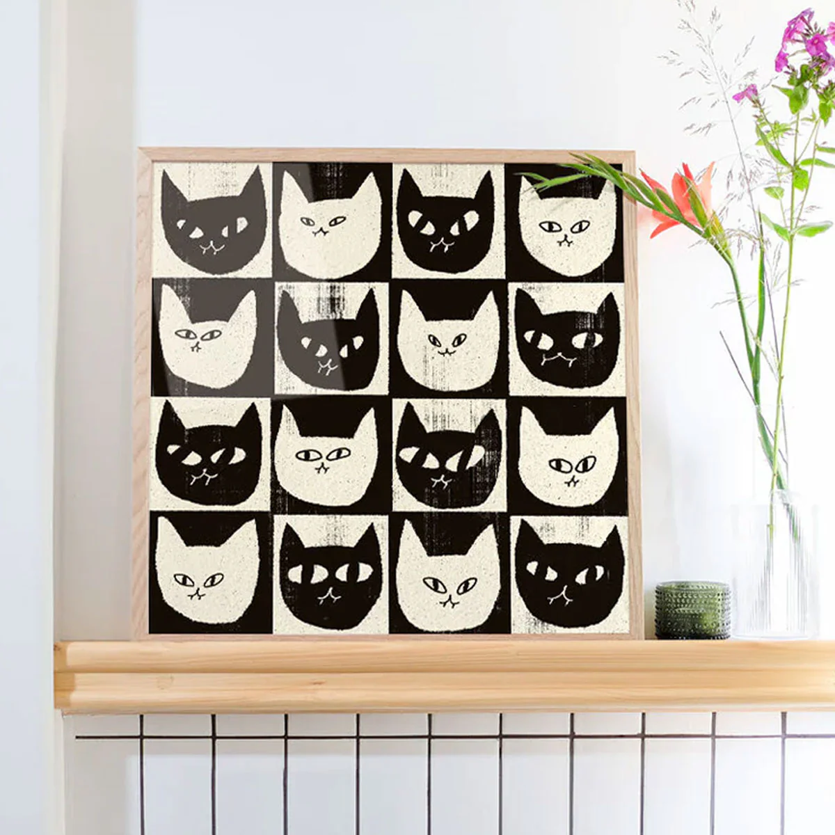 Affiche Eniko Eged Black Cat White - Image 3