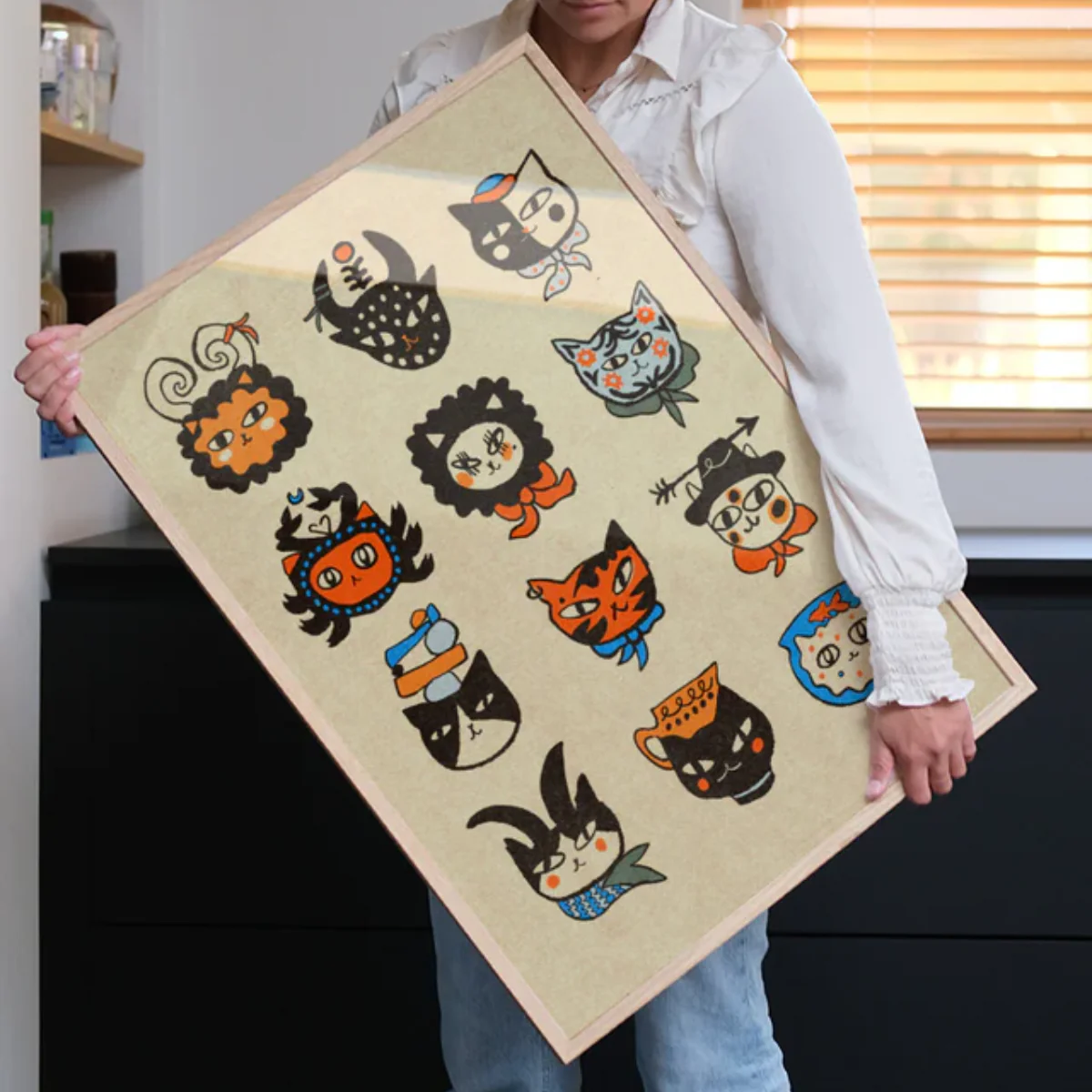 Affiche Enikő Eged - Cat Horoscope - Image 2