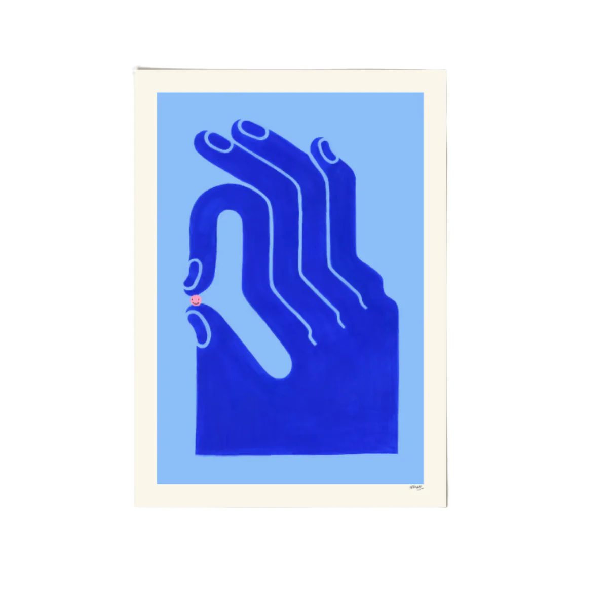 Affiche Frederic Matti - It will be ok Blue