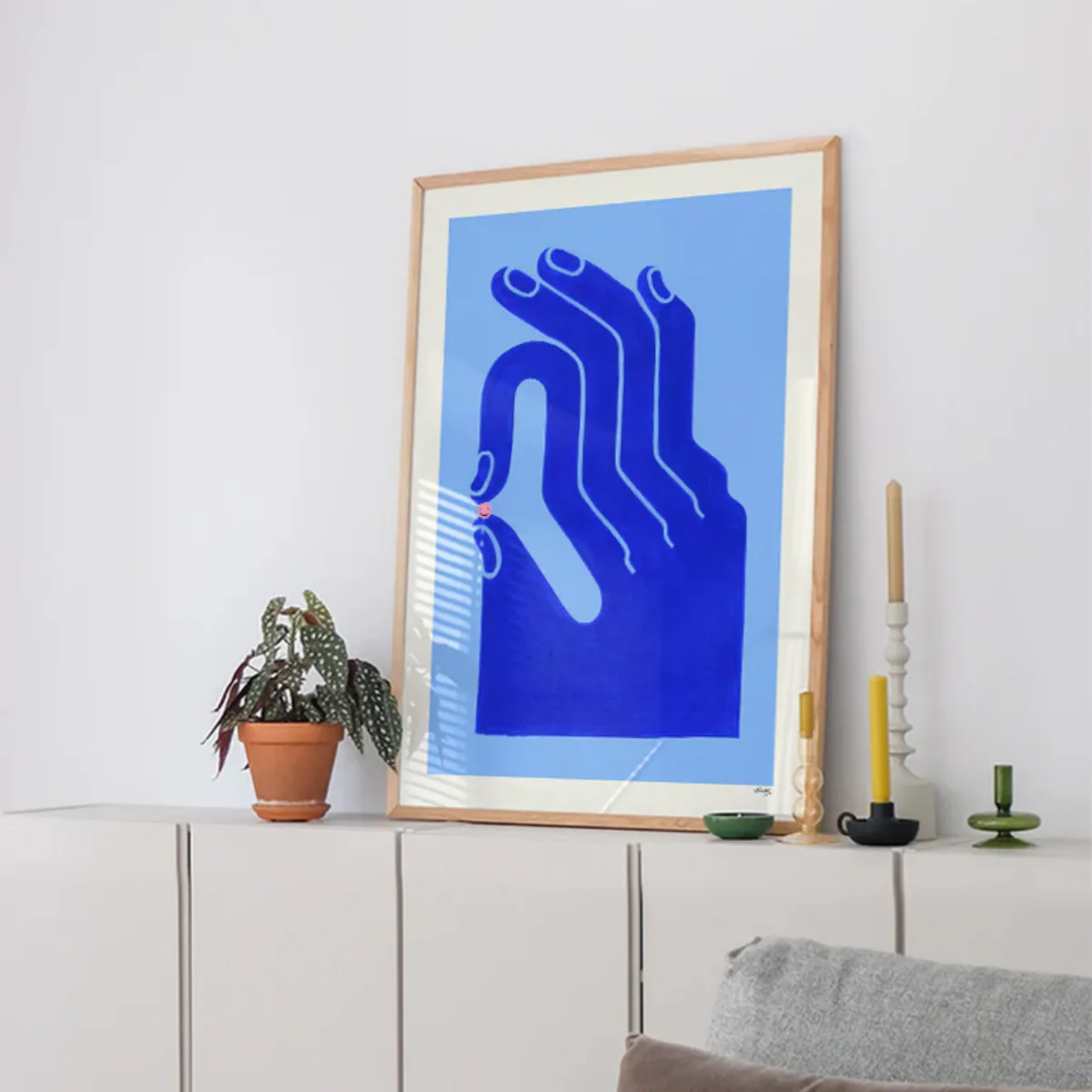 Affiche Frederic Matti - It will be ok Blue - Image 2