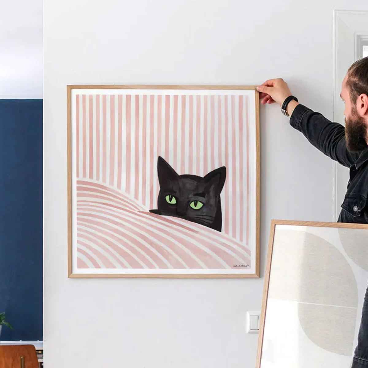 Affiche Kosicka Black cat - 50 x 50 cm - Image 3