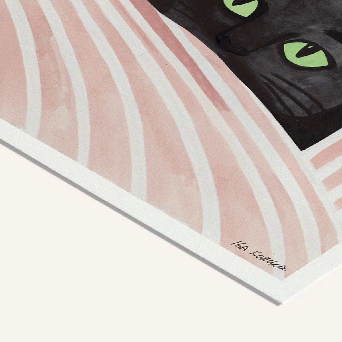 Affiche Kosicka Black cat - 50 x 50 cm - Image 4