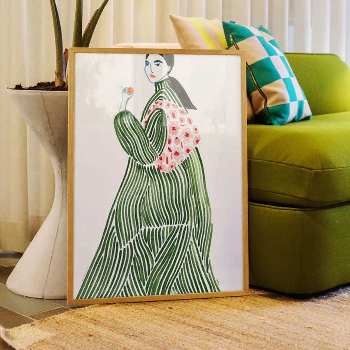 Affiche La Poire Green Coat - Image 2