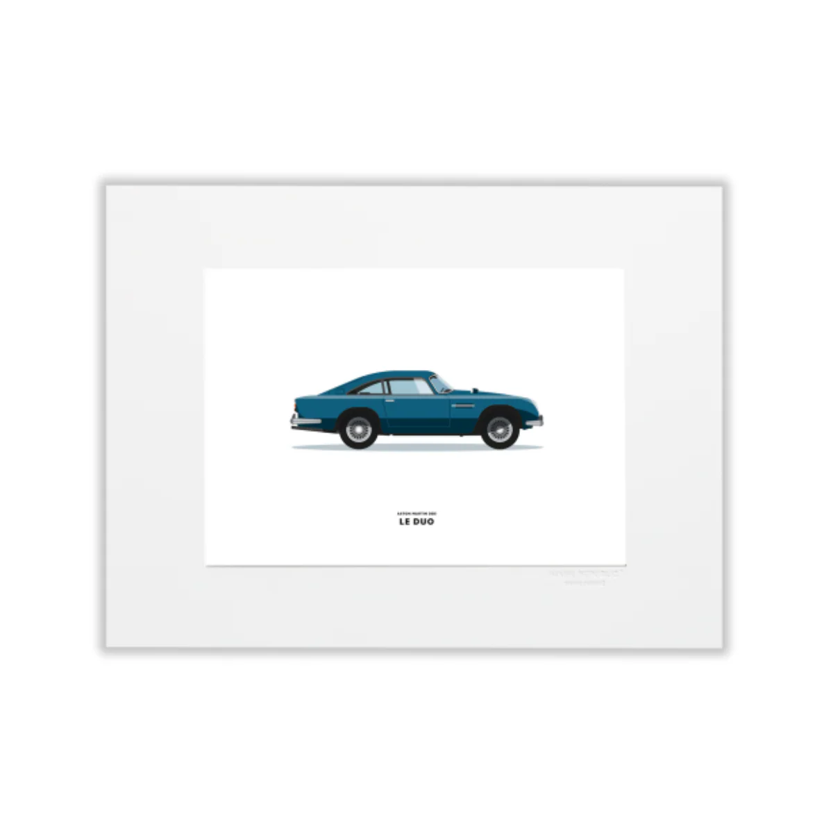 Affiche Le Duo Aston Martin - 30 x 40 cm