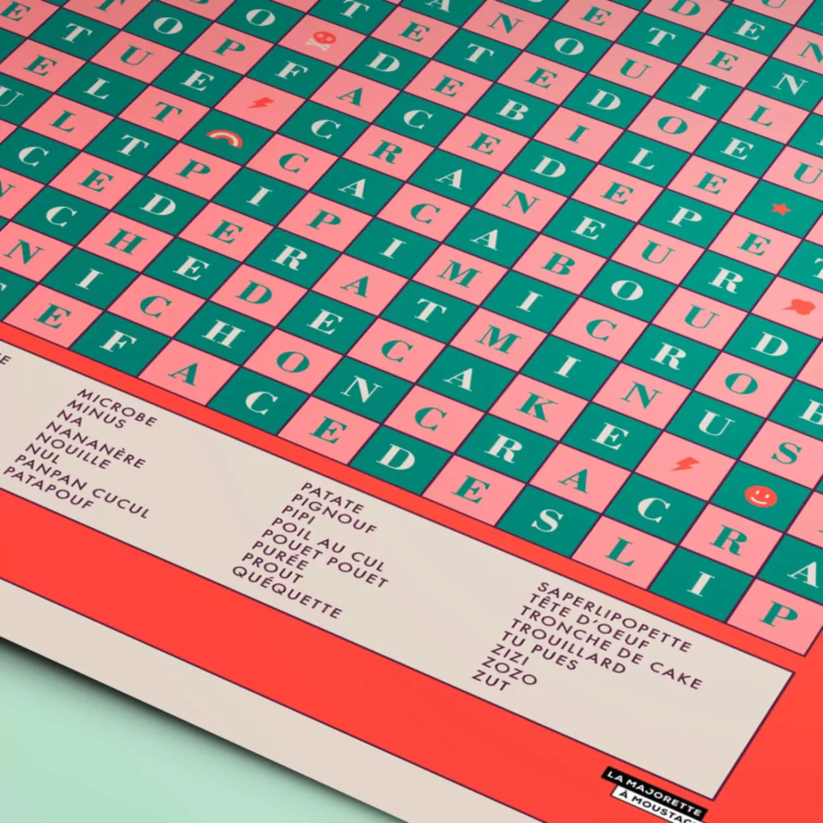 Affiche Les gros mots 50x70cm - Image 3