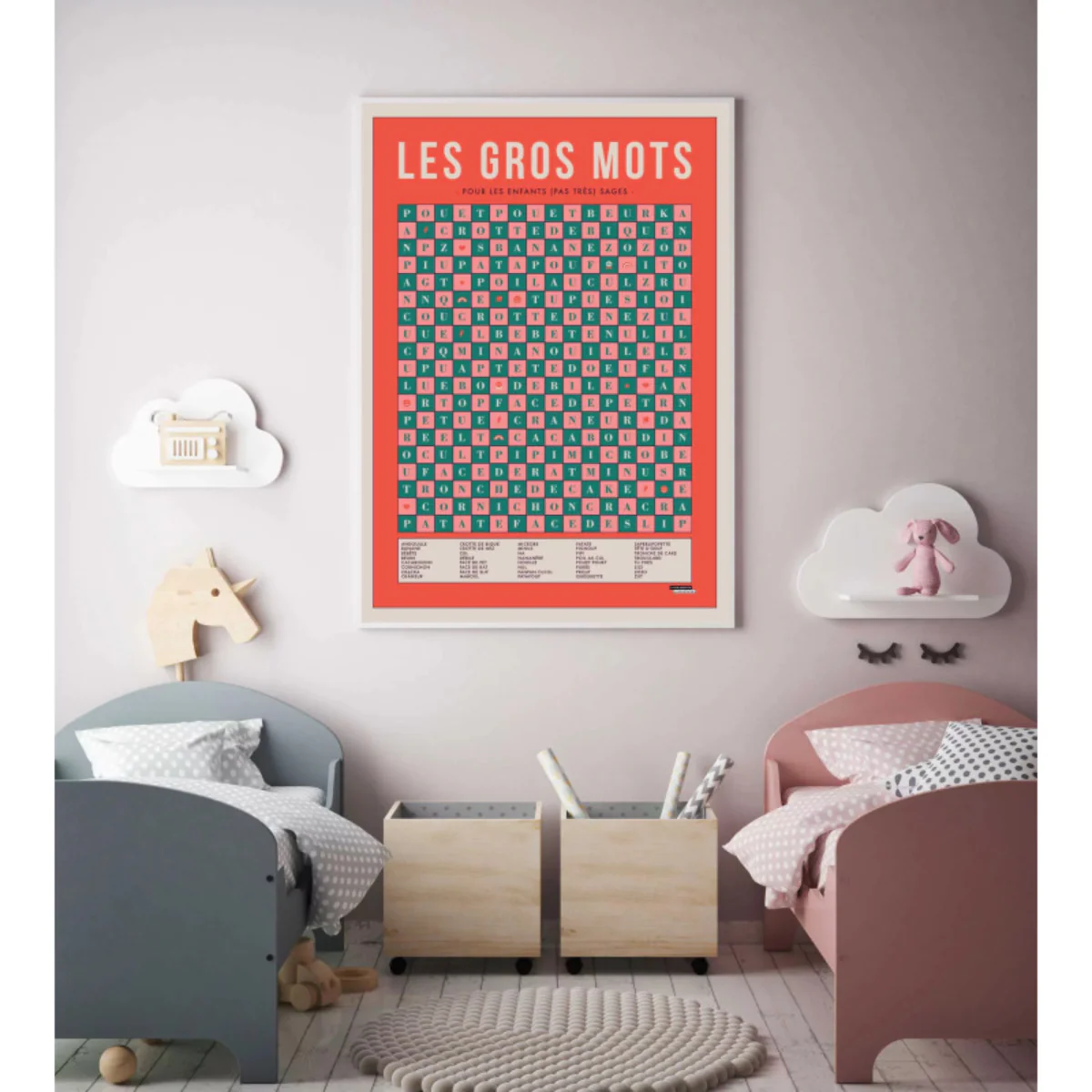 Affiche Les gros mots 50x70cm - Image 4