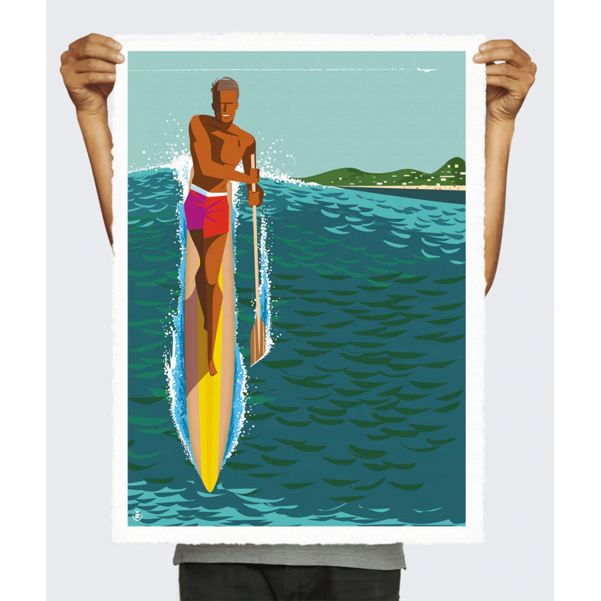Affiche Monsieur Z paddle - 40 x 50 cm - Image 2