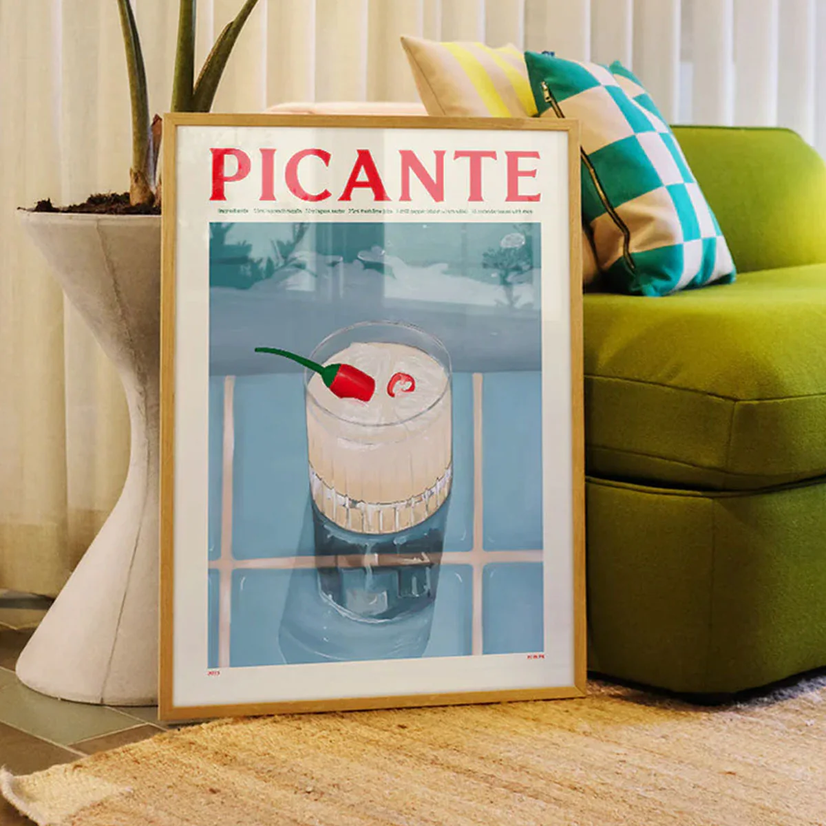 Affiche Cocktail Picante - Elin PK - 30 x 40 cm - Image 2