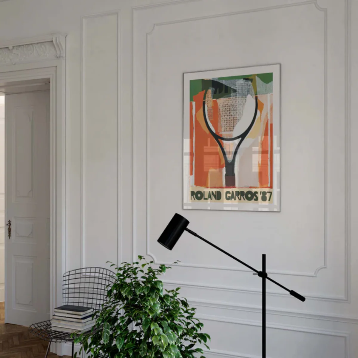 Affiche Roland-Garros 1987 - Gérard Titus-Carmel - 30 x 40 cm - Image 4