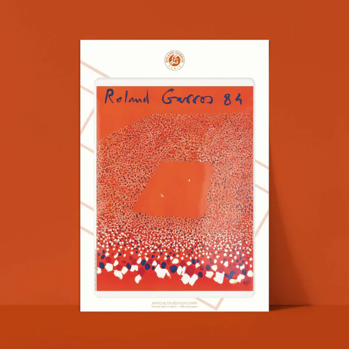 Affiche Roland-Garros 1984 - Gilles Aillaud - 30 x 40 cm - Image 2