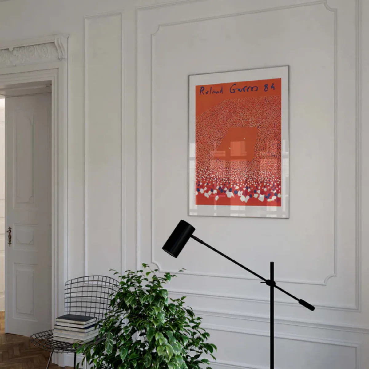 Affiche Roland-Garros 1984 - Gilles Aillaud - 30 x 40 cm - Image 4