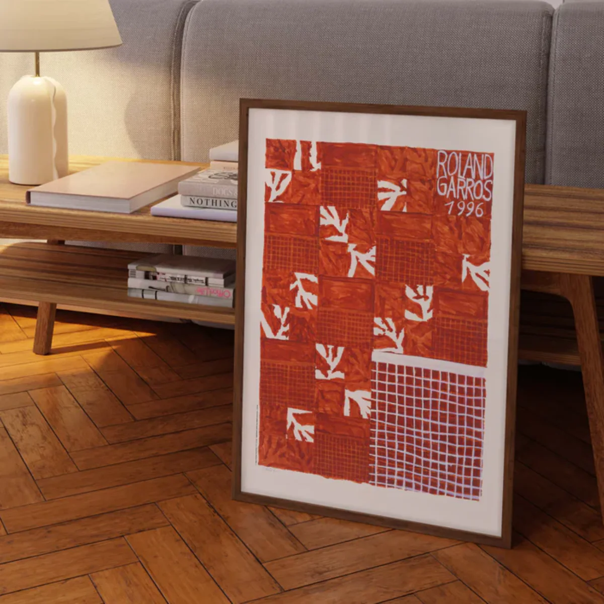 Affiche Roland-Garros 1996 - Jean-Michel Meurice - 30 x 40 cm - Image 3