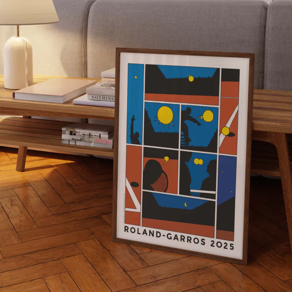 Affiche Roland-Garros 2025 - Marc-Antoine Mathieu - 30 x 40 cm - Image 4
