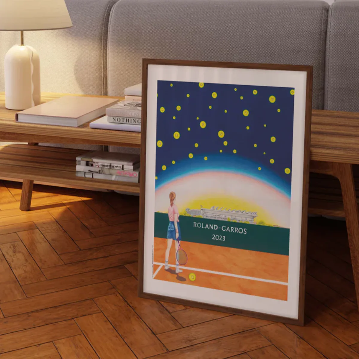 Affiche Roland-Garros 2023 - Maxime Verdier - 30 x 40 cm - Image 4