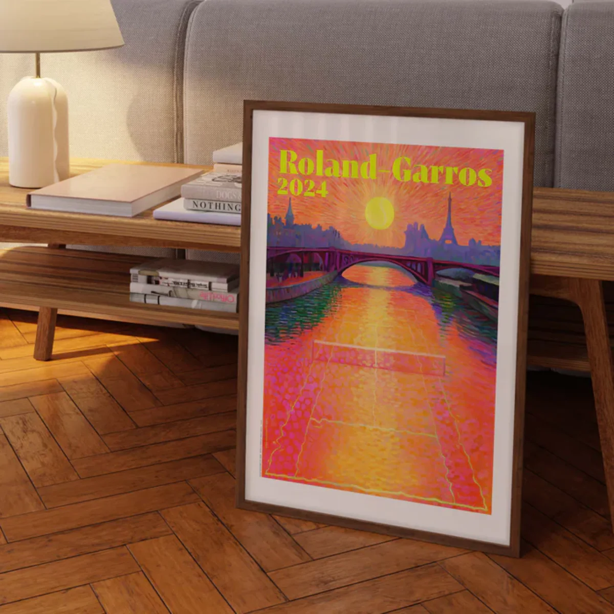 Affiche Roland-Garros 2024 - Paul Rousteau - 30 x 40 cm - Image 3