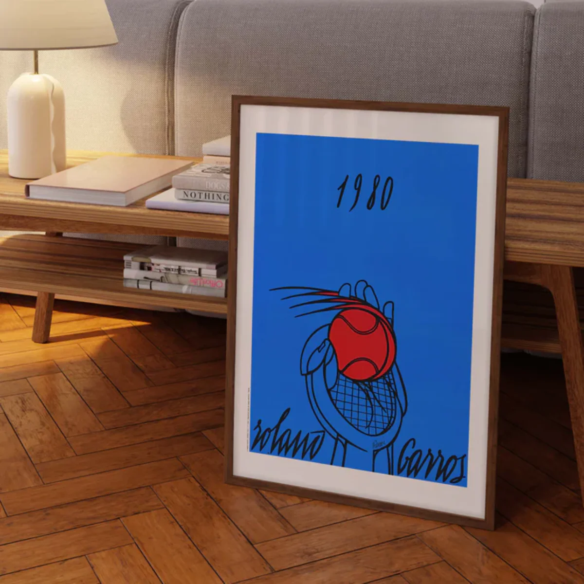 Affiche Roland-Garros 1980 - Valerio Adami - 30 x 40 cm - Image 5