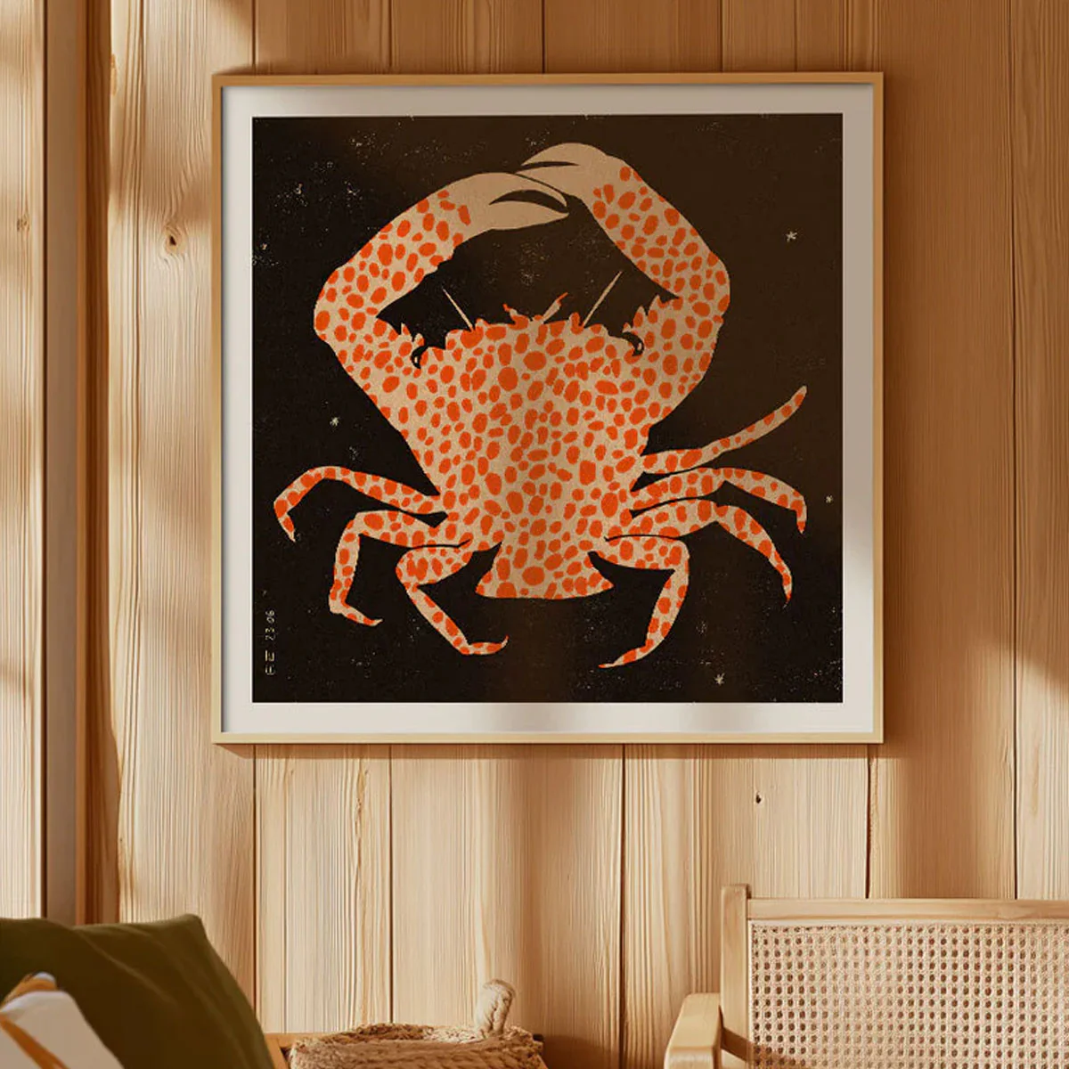 Affiche Spotted Calico Crab - 50 x 50 cm - Image 3