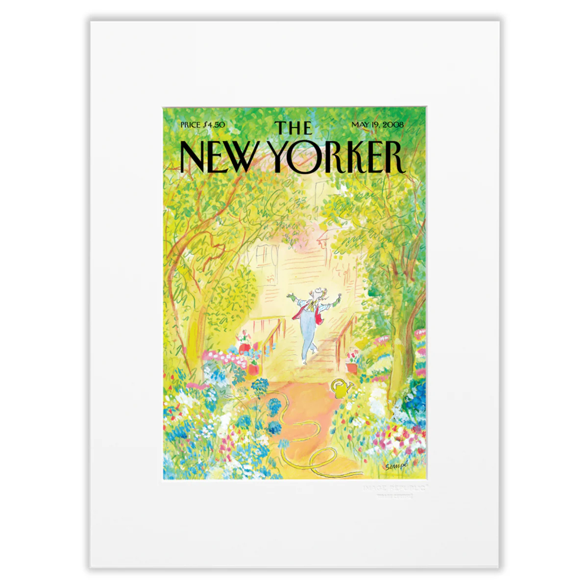 Affiche The Newyorker 227 Sempe Springtime - 30 x 40 cm