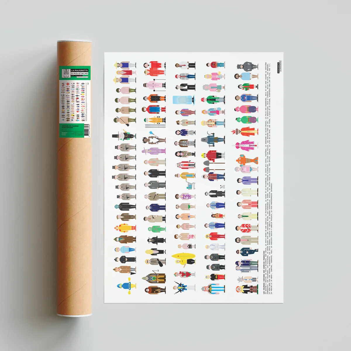 Affiche Vestiaire des Célèbres Films Comiques - 50 x 70 cm - Image 4