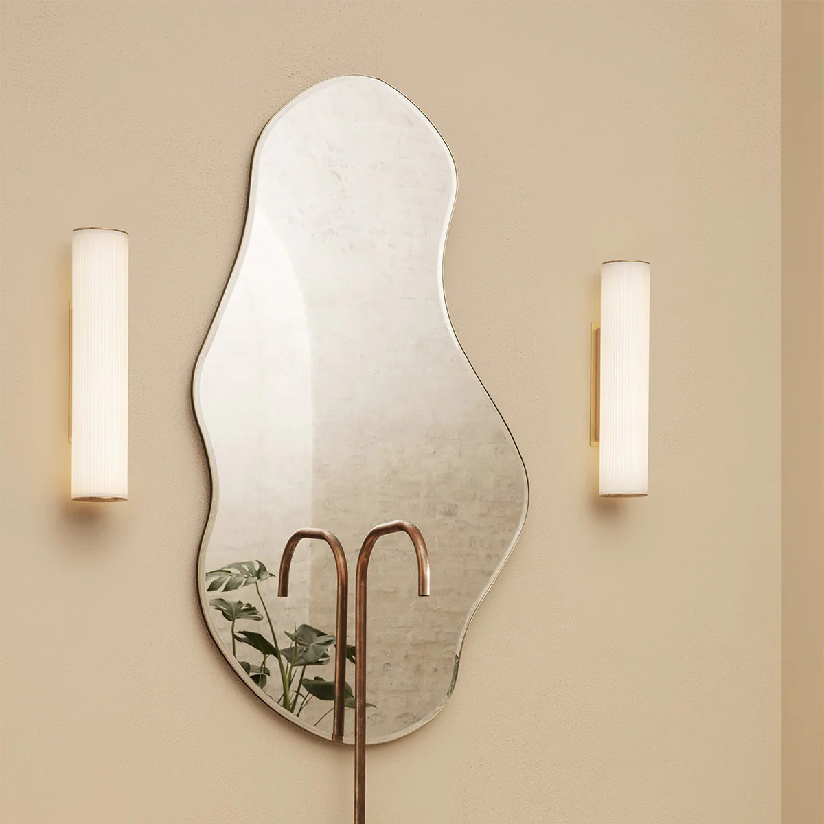 Applique Vuelta - 40 cm - Blanc & Doré - Image 2