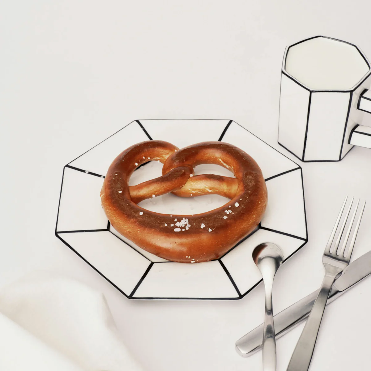 Assiette à dessert - Carte Blanche - Image 2