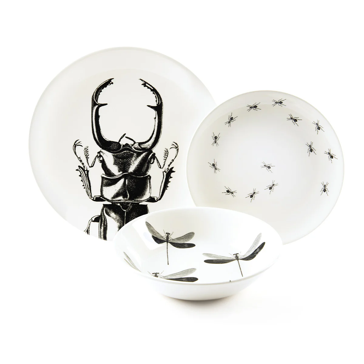 Assiette creuse - Libellule - Image 3
