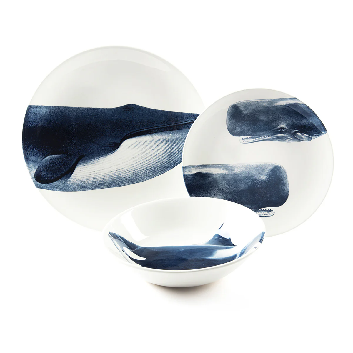 Assiette plate - Baleine - Image 3