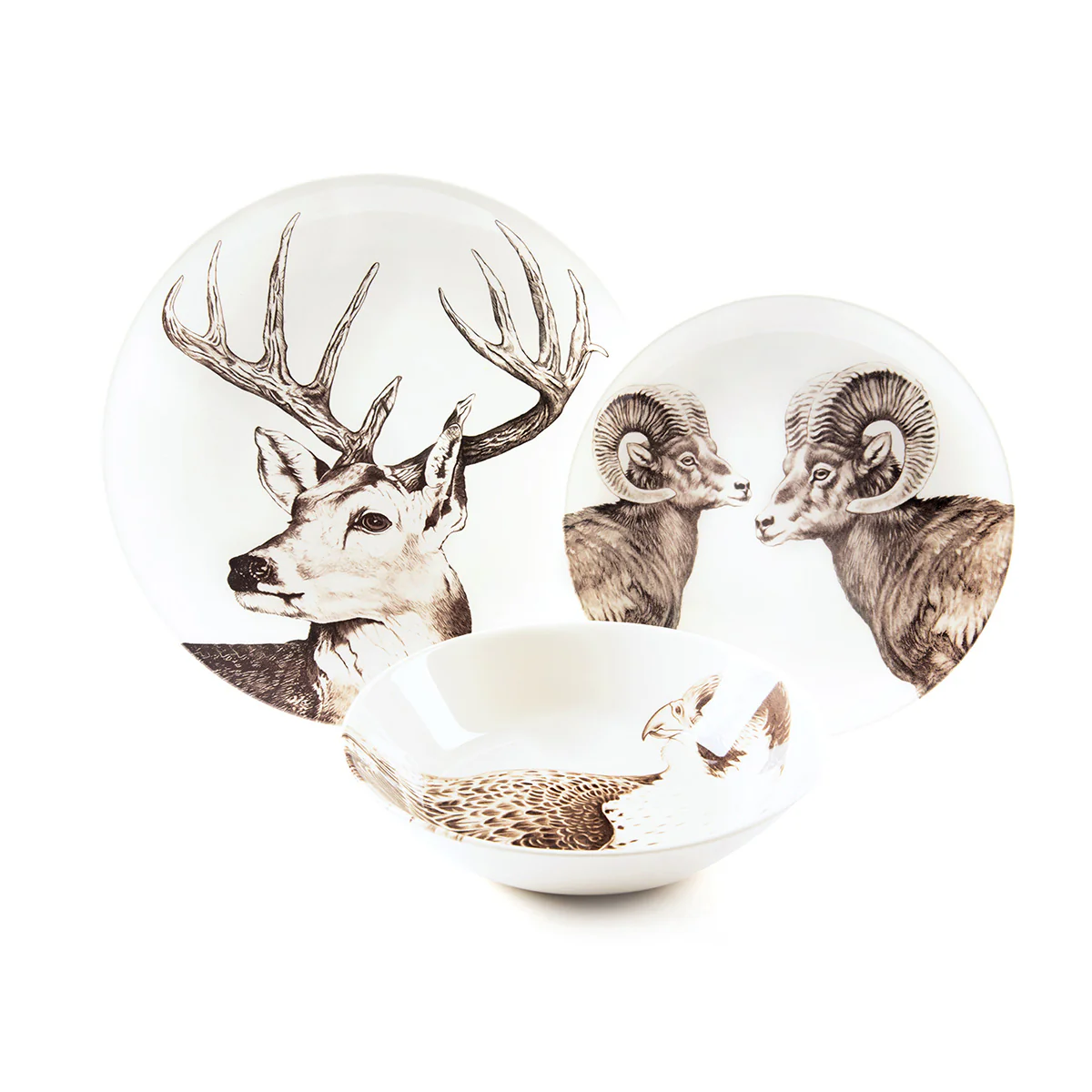 Assiette plate - Cerf - Image 3