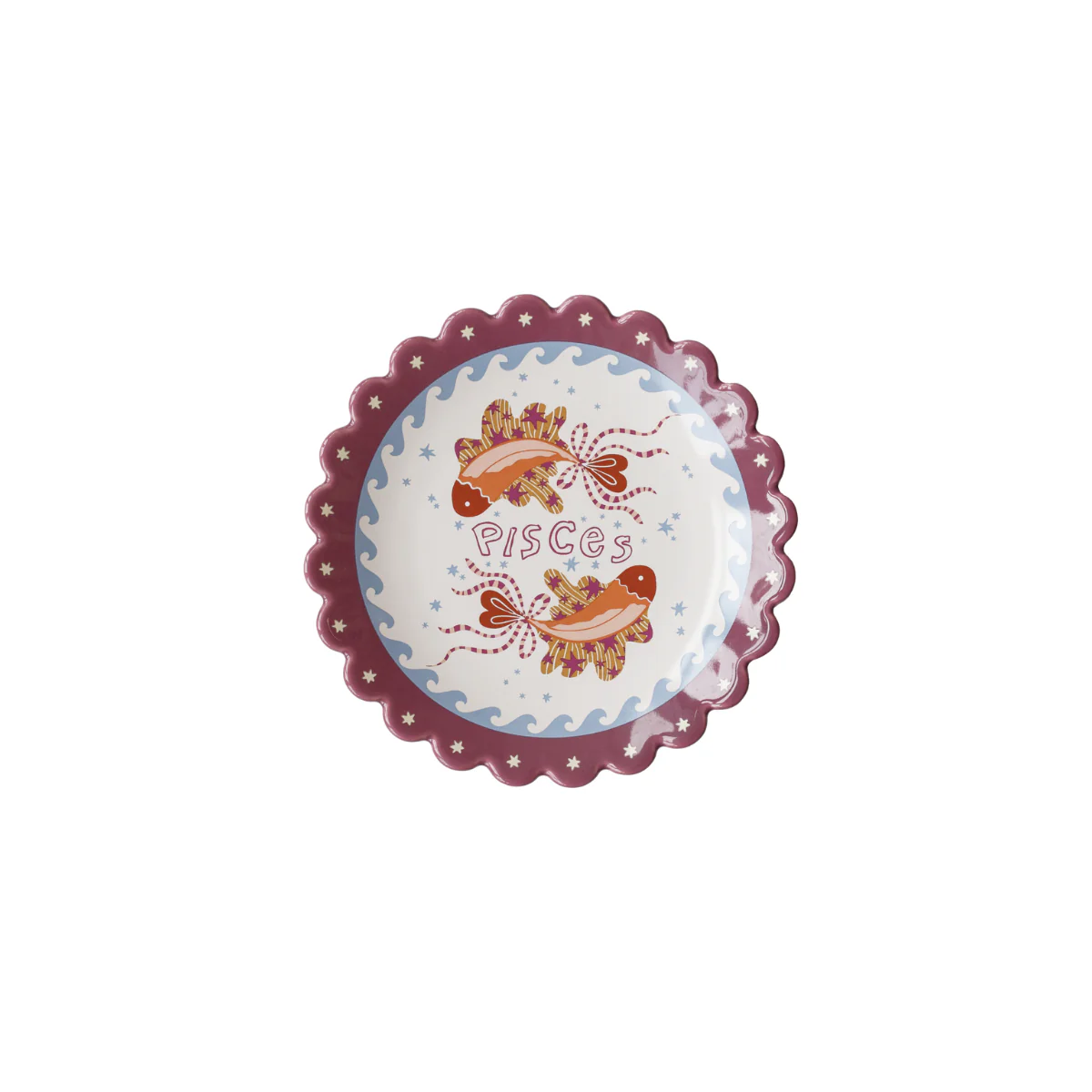 Assiette Zodiac Sign - Poisson