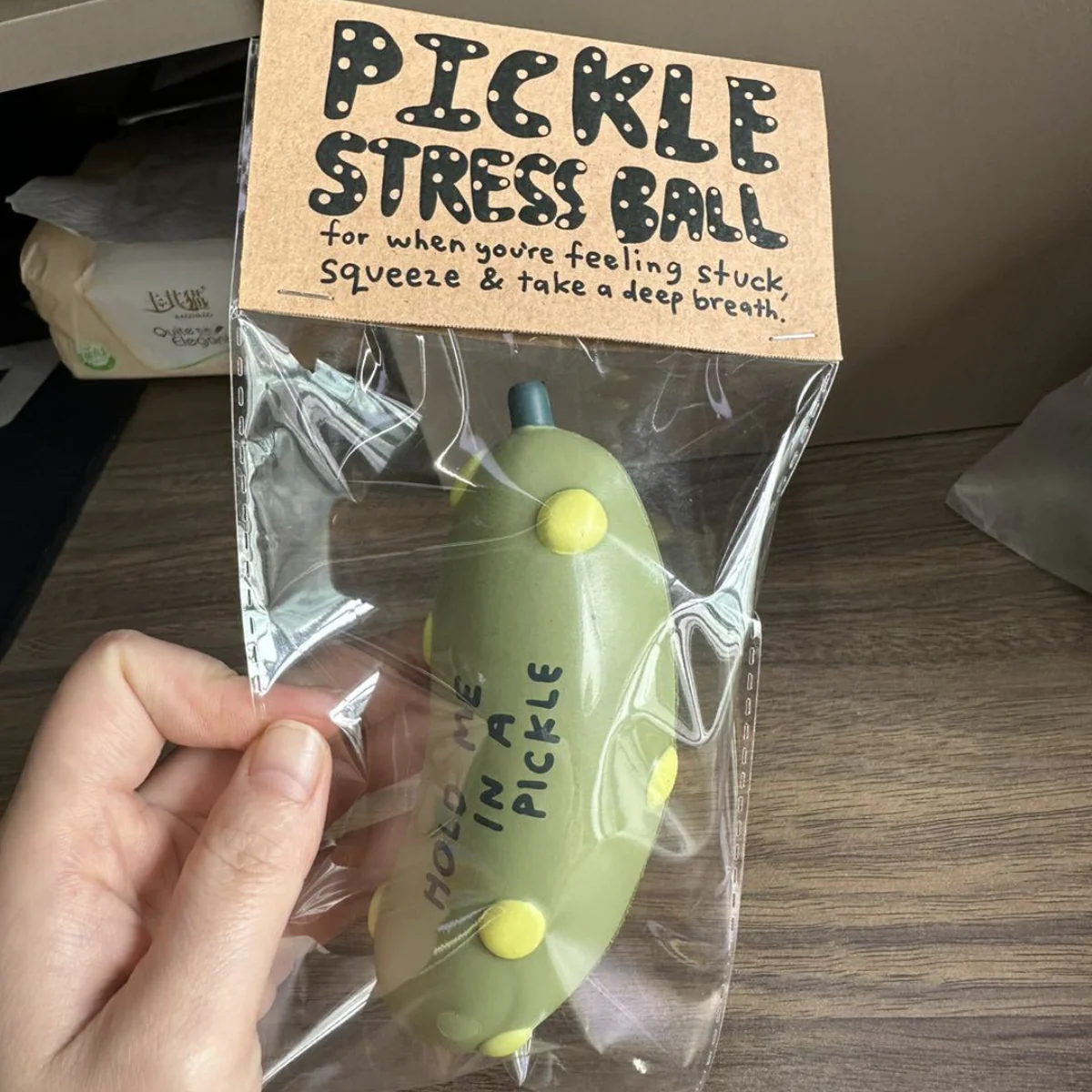 Balle anti-stress Cornichon - Image 3