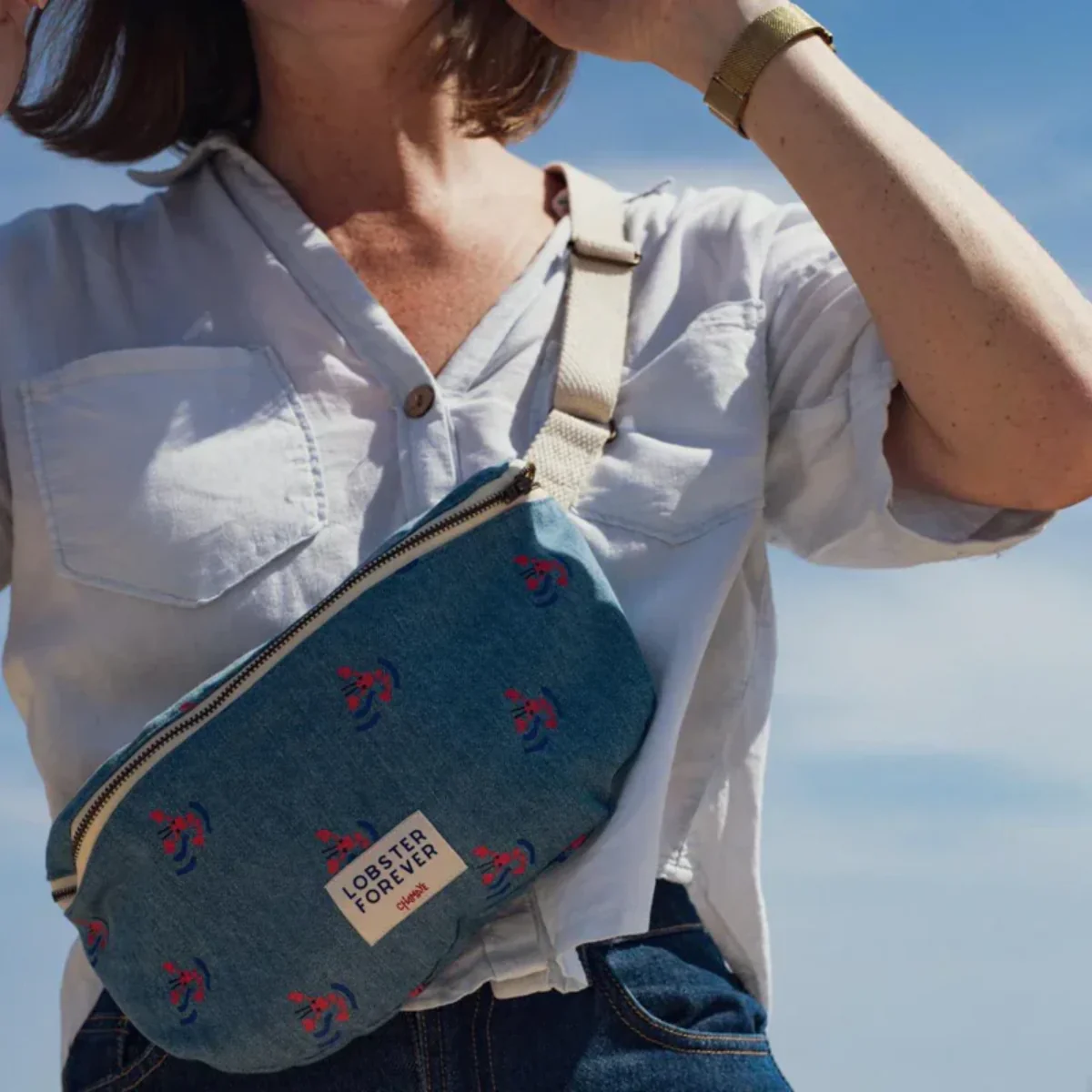 Banane Denim Lobster Forever - Adulte - Image 6
