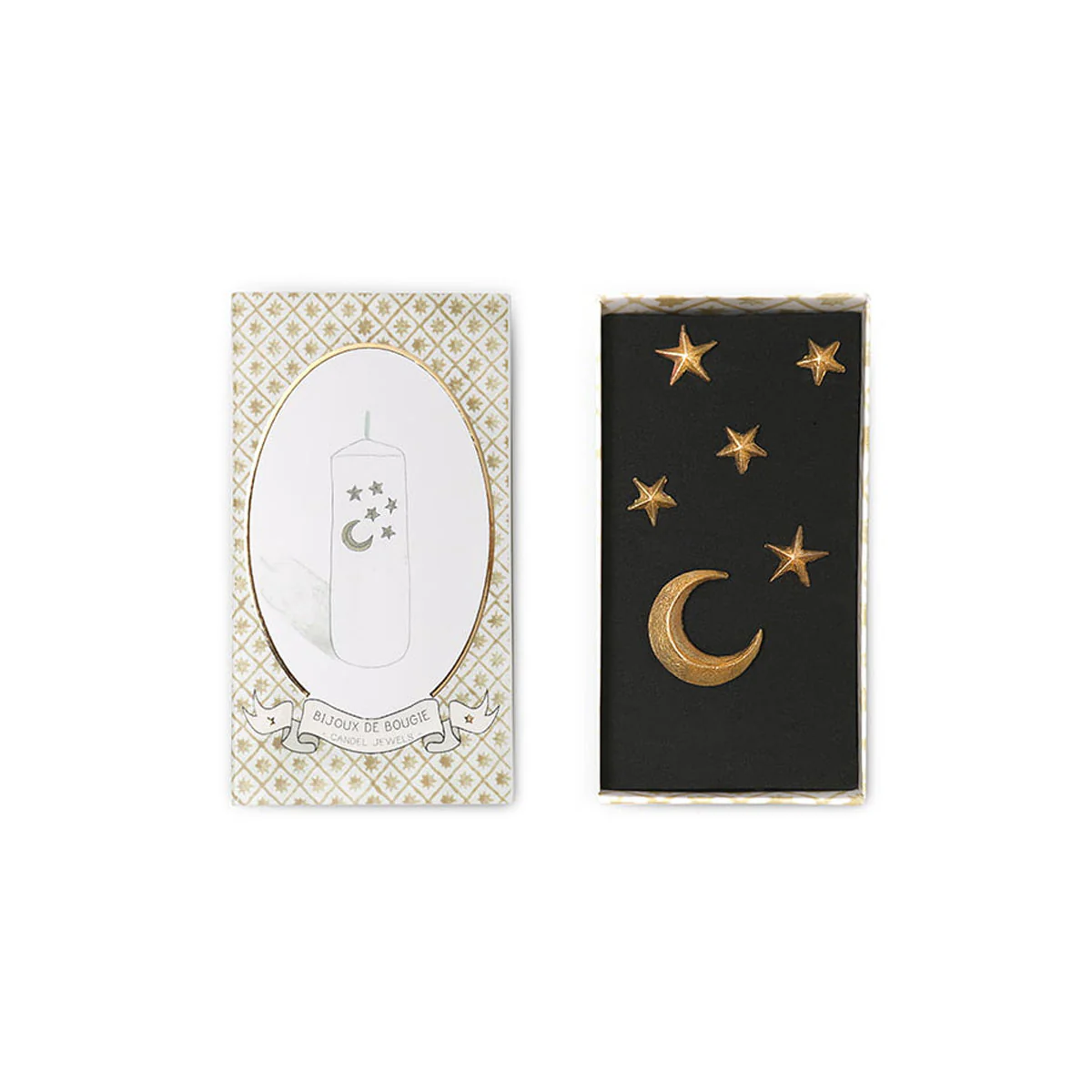 Bijou De Bougie Moon & Stars Doré - Image 3