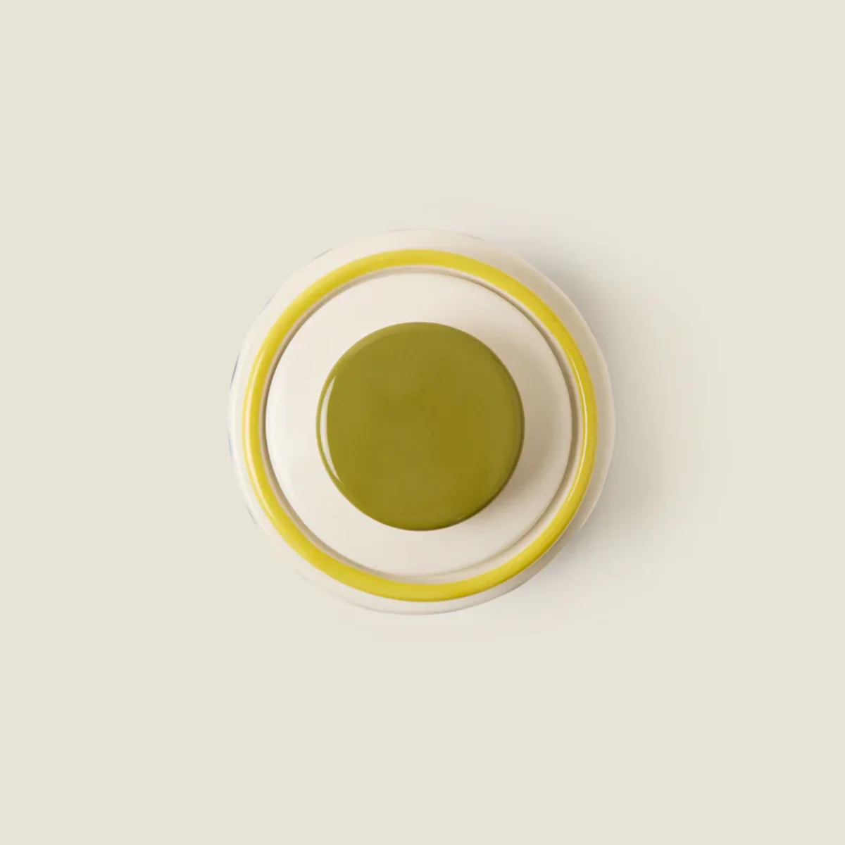 Bocal Carre Rayures Rétro Jaune - Orla Kiely - Image 2