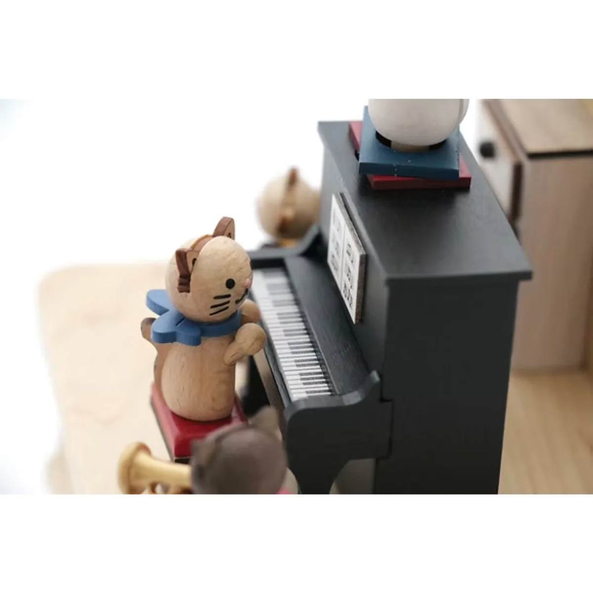 Boîte à musique - Chats jouant du piano n°12 - Image 2