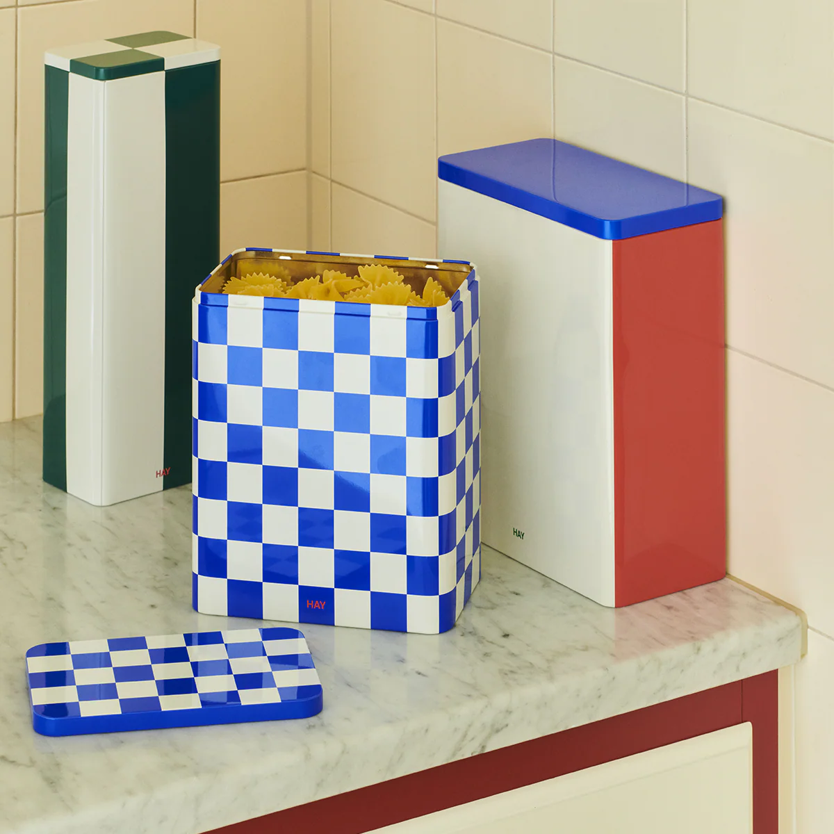 Boîte Tin à carreaux - Image 2