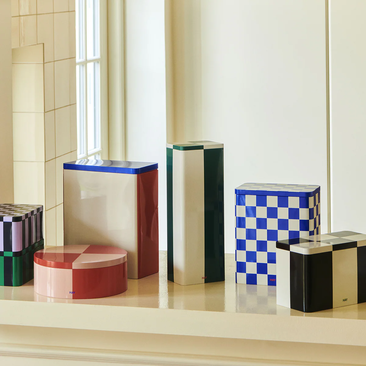 Boîte Tin à carreaux - Image 3