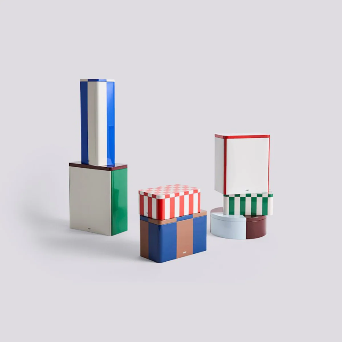 Boîte Tin L - Rouge et Blanc - Image 4