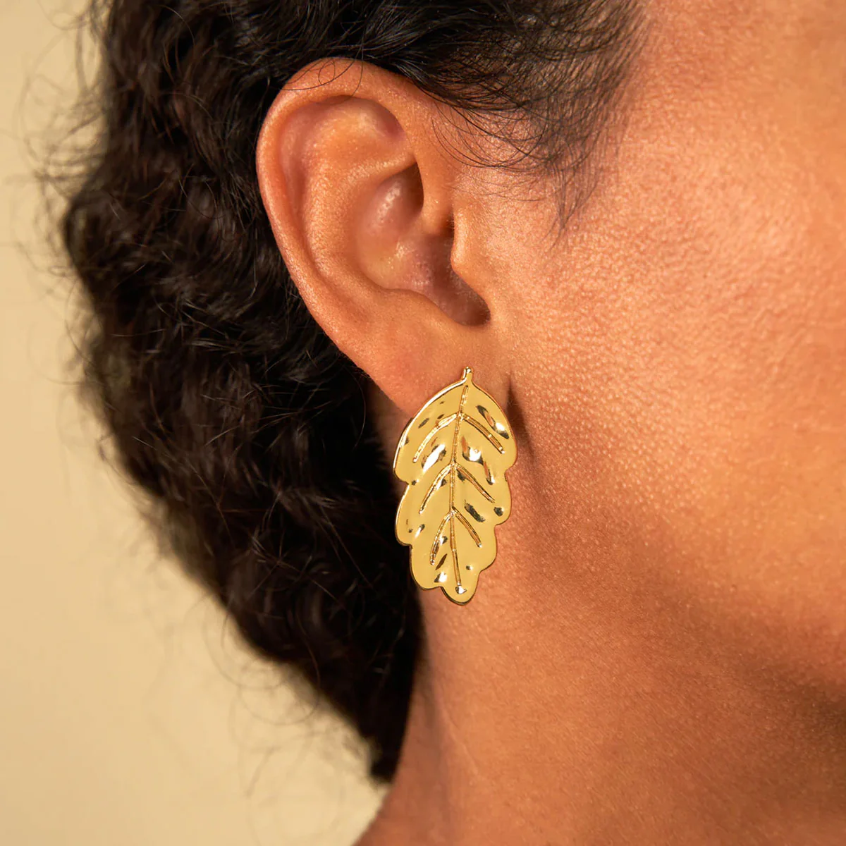 Boucles D'oreilles Feuilles - Image 3
