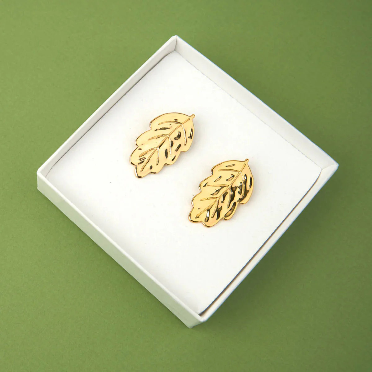 Boucles D'oreilles Feuilles - Image 4