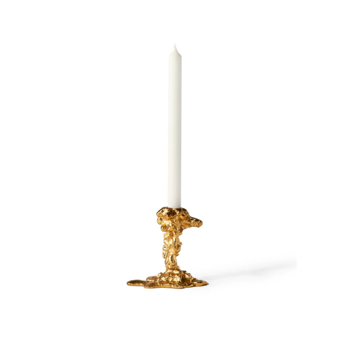 Bougeoir Drip - Doré - Image 2