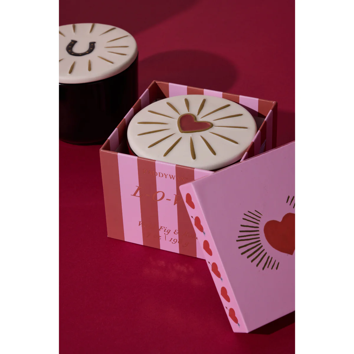 Bougie Charmed Heart Lid - Wild Fig & Rose - Image 6